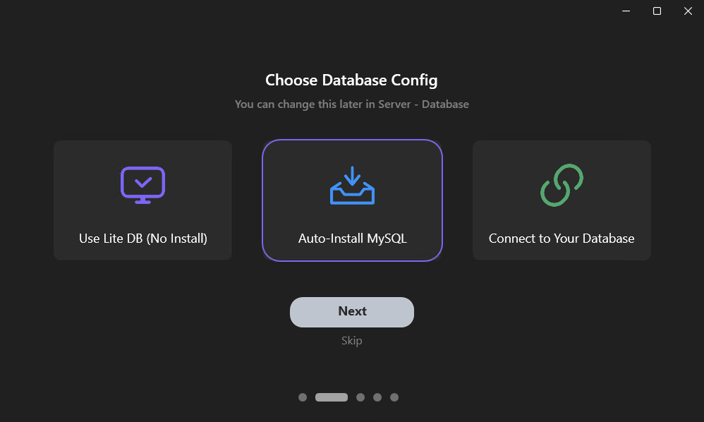 Database Configuration