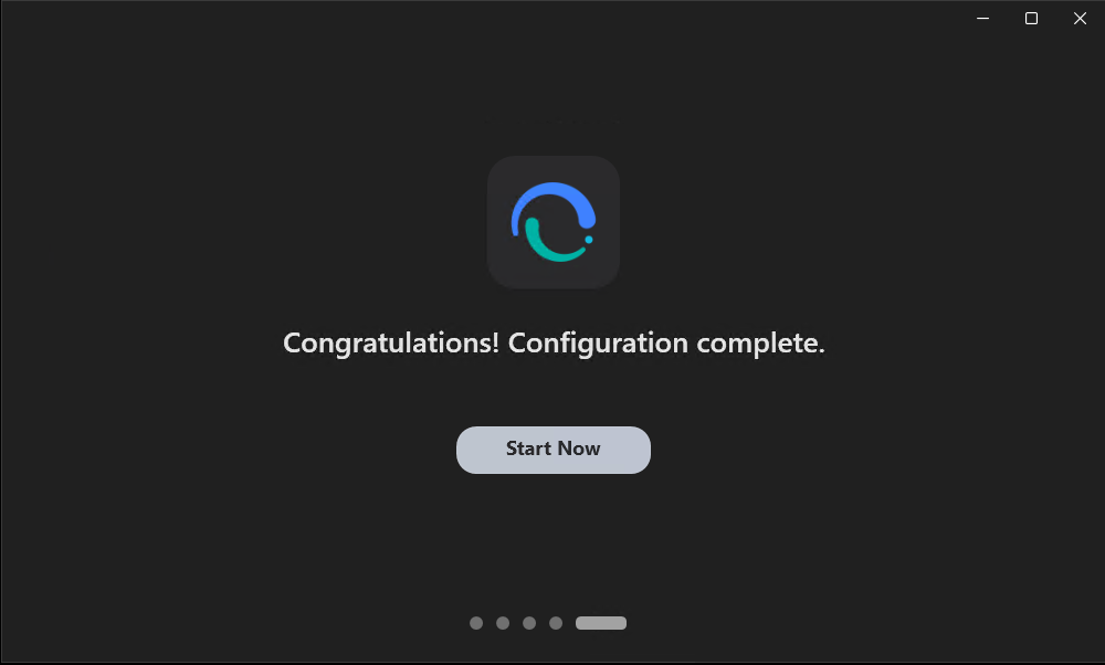 Configuration Complete