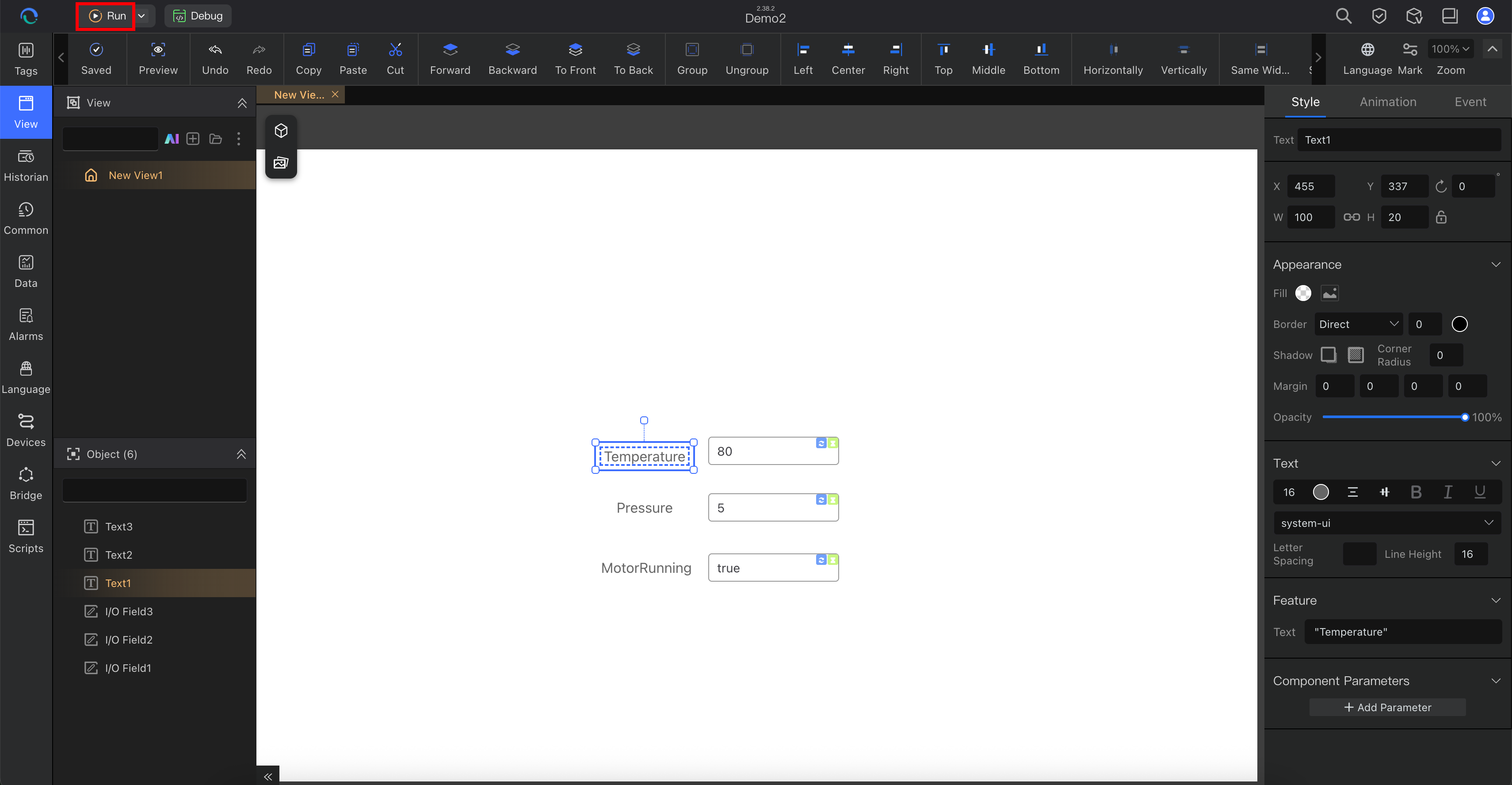 Runtime Settings
